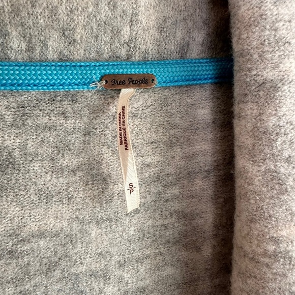 Free People Eucalyptus Heather Gray Cardigan Size Small - Picture 5 of 5